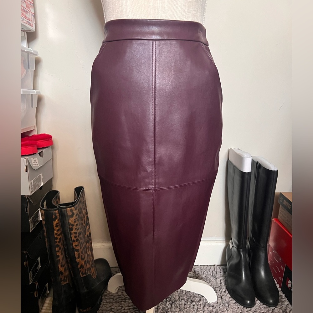 NWT! Maroon Express Pencil Skirt